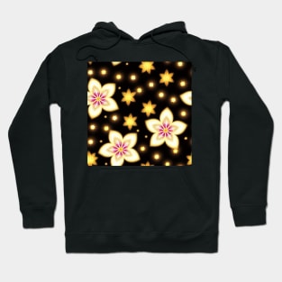 Just a Vibrant Flower Pattern 6 - Bright and Cheerful Design for Home Decor Hoodie